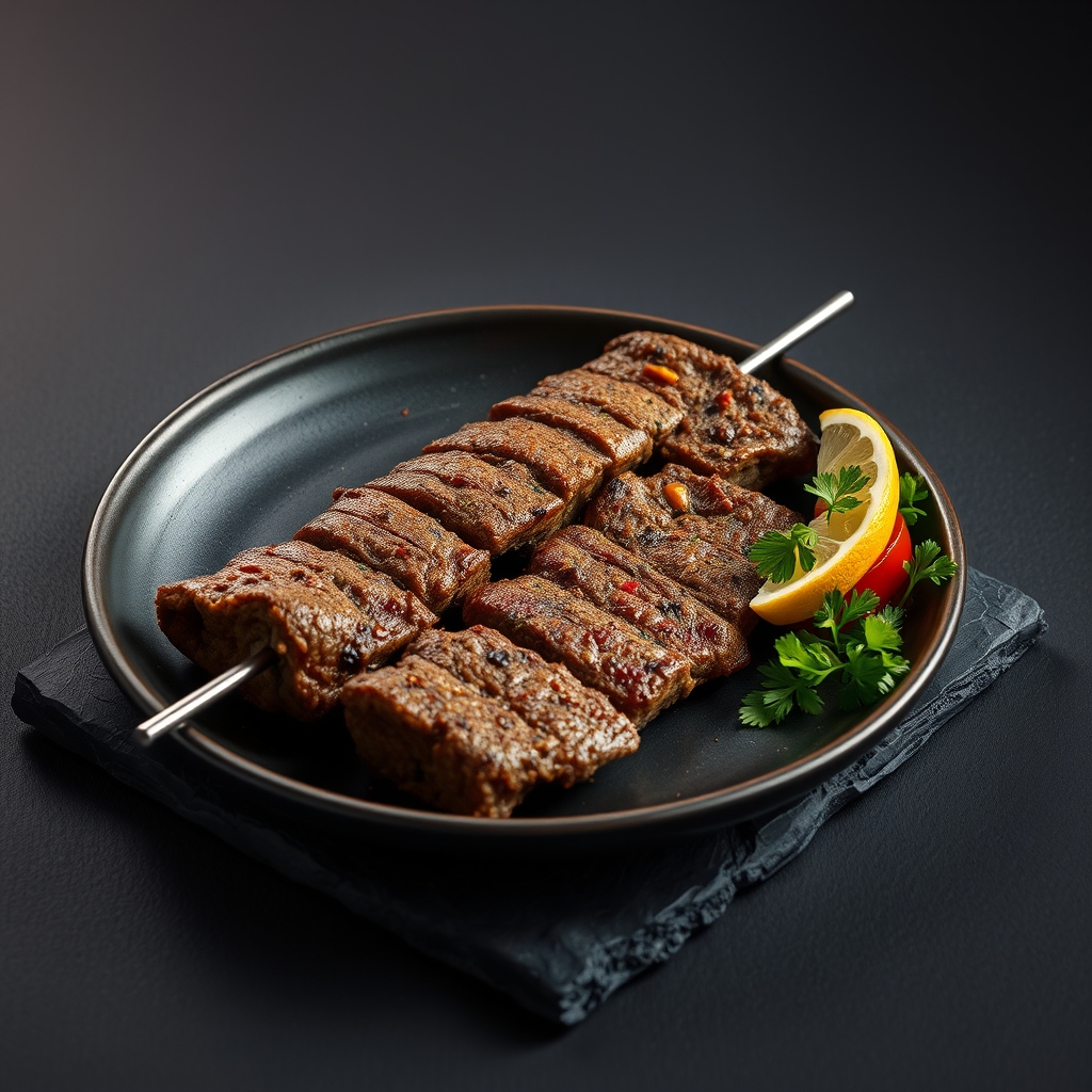 Adana Kebap — közde pişmiş, acılı